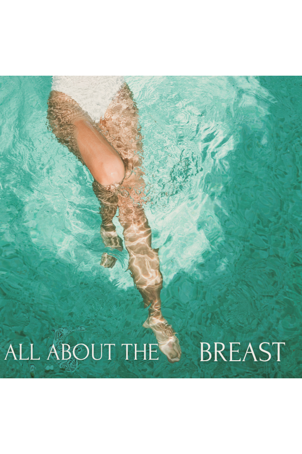 women in swimsuit in water from the waist down